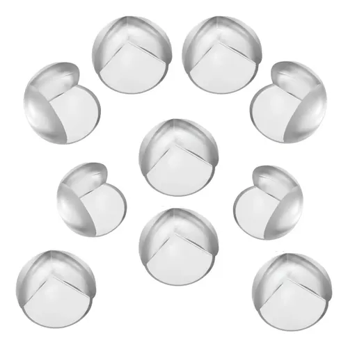 Vittak Kit 20 Protetor de Quina Segurança Bebê Criança Mesa Canto Silicone Transparente