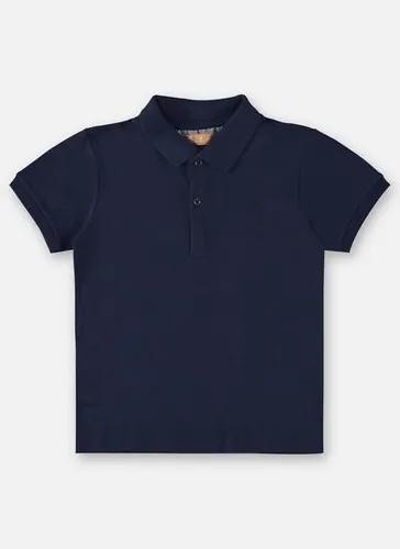 Camisa Polo Infantil para Menino em Suedine (Azul Marinho) Up Baby