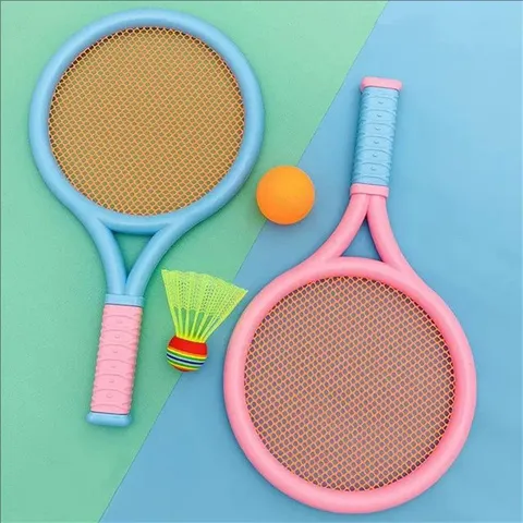 Raquete de Badminton e Tênis para Crianças, Exercício de Habilidade de Reação, Iniciantes, Família, Tênis de Praia ao Ar Livre, Jardim de Infância, Bebê, Pais e Filhos