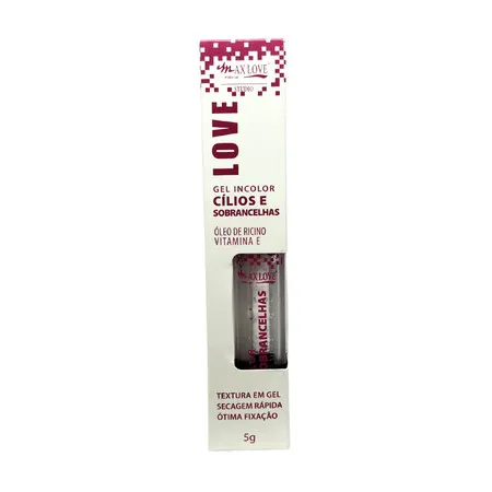 Gel Incolor Cílios & Sobrancelhas 5g Max Love