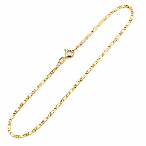 Pulseira Piastrine 22,5 cm em Ouro 18K