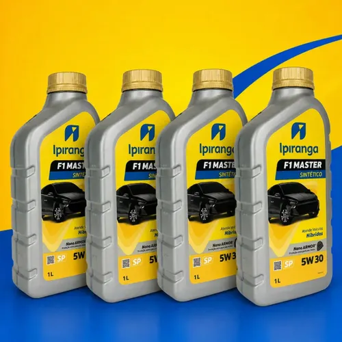 Kit 4 Oleo Motor 5w30 Sp Ipiranga F1 Master Sintético