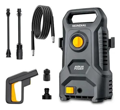 Lavadora de Alta Pressão Aqua Power Mondial Preto 1400w Lap-04-gy