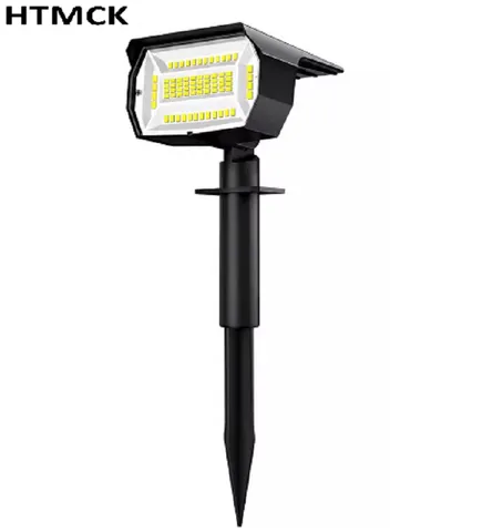Refletor solar LED para jardim, luminária de exterior à prova de água (IP65) para iluminação de paisagens, com 3 modos de iluminação para relvados, jardins e caminhos.