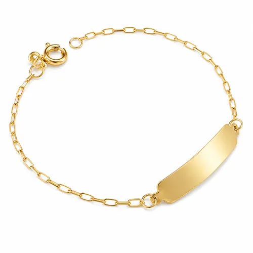 Pulseira Cartier com Chapa 13 cm em Ouro 18K