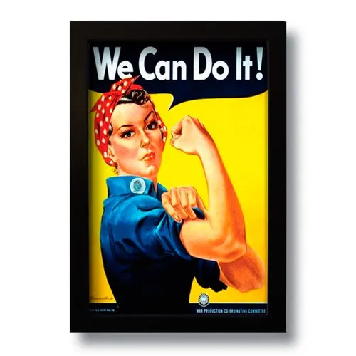 Quadro Decorativo Vintage We Can do It 33x43 cm