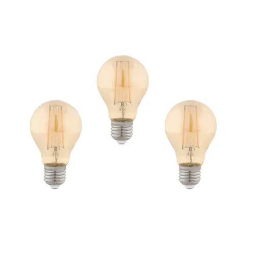 Kit 3 Lâmpadas Bulbo Filamento Led 2W Vintage
