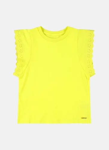 Blusa Manga Curta Básica Infantil (Amarelo) Up Baby