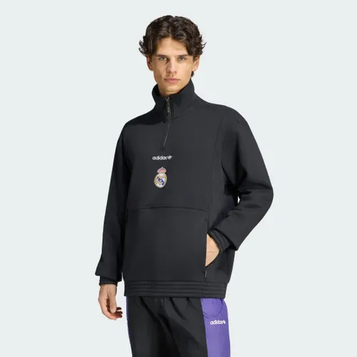 Blusa Meio Zíper EQT Real Madrid Homem adidas