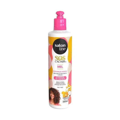 Ativador de Cachos SOS Cachos Mel Cachos Intensos Salon Line