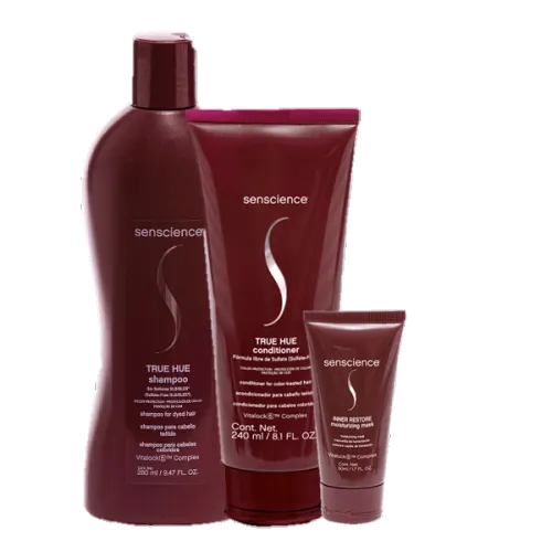 Kit Senscience True Hue Duo Home Care e Inner Restore Moisturizing Mask 50ml