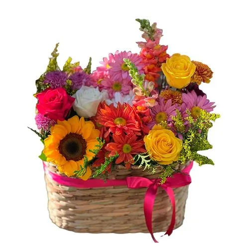Cesta de Flores Radiante