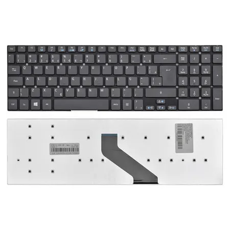 Teclado para Notebook compatível com Acer Aspire E5-571G-52B7 ABNT2 - UK Style