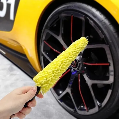 Limpe suas rodas do carro, ferramenta de limpeza do aro do pneu, sem esforço, 1pc