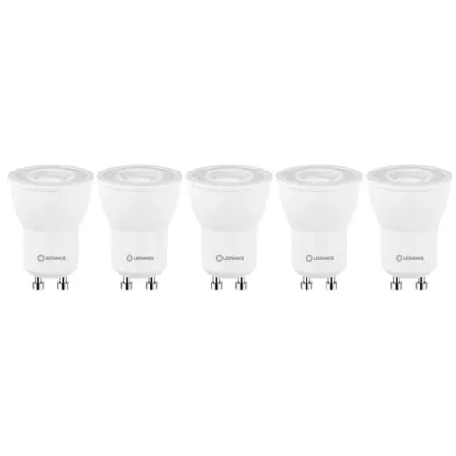 Kit 5 Lâmpadas Mini Dicroica Led 3w 6500k Branco