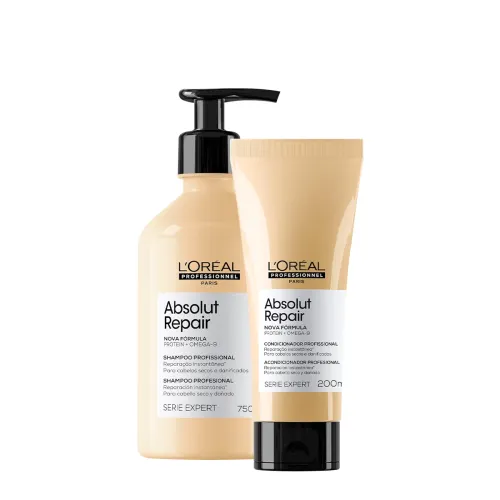 Kit L'Oréal Professionnel Absolut Repair Shampoo 750ml e Condicionador 200ml