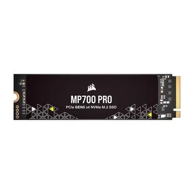 SSD Corsair MP700 Pro, 1TB, M.2 2280, PCIe 5.0 x4, NVMe, Leitura: 11700 MB/s, Gravação: 9600 MB/s, Preto - CSSD-F1000GBMP700PNH