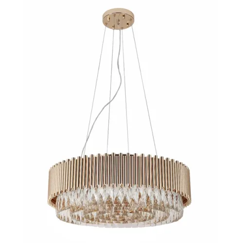 Pendente Cristal Metal Ouro Francês Ø60cm Notre-Dame