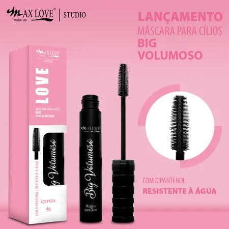 Máscara para Cílios Big Volumoso 100 - Max Love