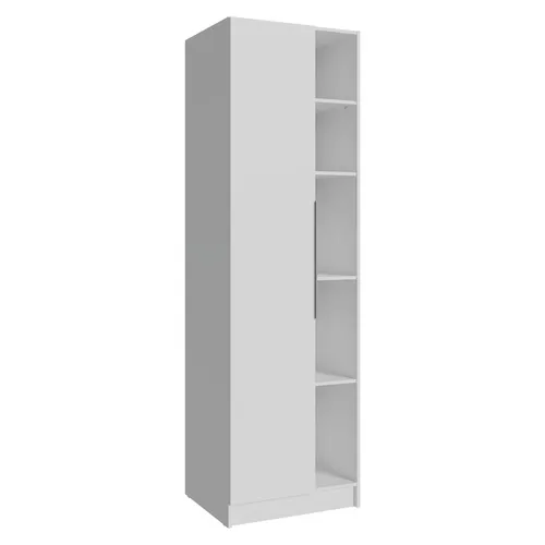 Guarda-Roupa Modulado 1 Porta 5 Nichos Branco Neo Madesa