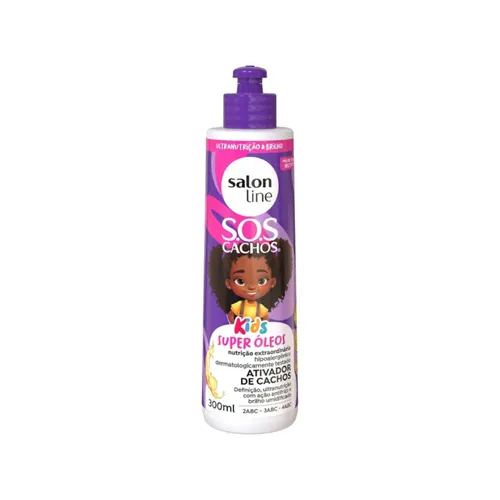 Ativador de Cachos Salon Line SOS Cachos Kids Nutrição em Ação 300ml
