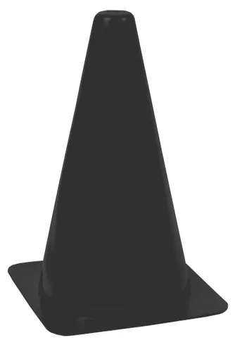 Cone para Treinamento Rígido 23cm - Preto