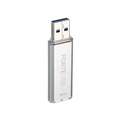 Pen Drive 64GB SecuX Forte, USB 3.2, Com Criptografia AES-XTS 256 e Autenticação por Senha, Prata - 98-101-000100
