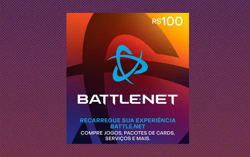 Cartão Presente Battle. Net - R$ 100 [Exclusivo Brasil]