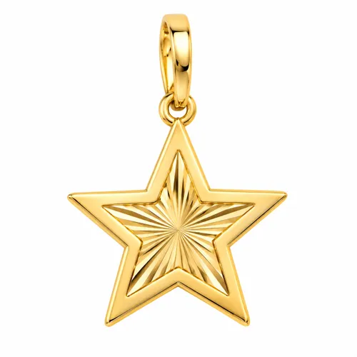 Pingente Estrela Laminado em Ouro 18K