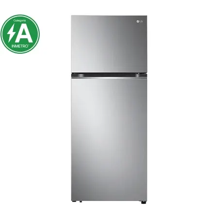 Geladeira LG Frost Free Inverter 395L Duplex Cor Inox Look (GN-B392PLM) - GN-B392PLMB