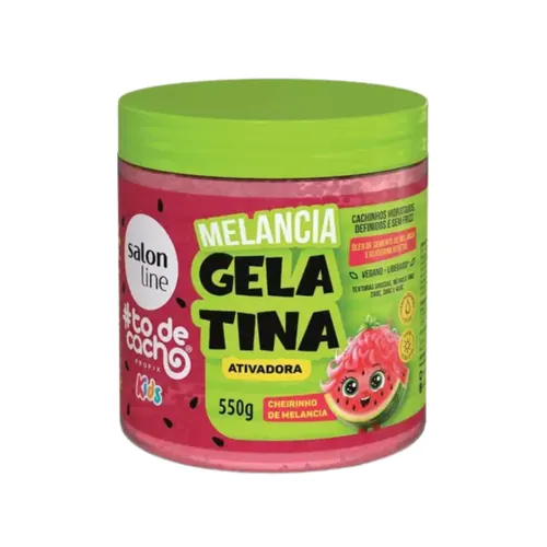 Gelatina Ativadora Salon Line Kids #TDC Melancia 550g