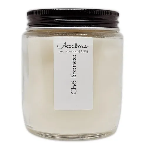 Vela Aromática Chá Branco - 180g