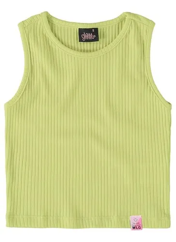 Blusa Regata Básica Infantil (Verde) Gloss