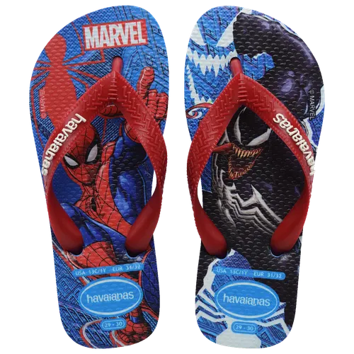 Chinelo Havaianas Infantil Top Marvel II Homem Aranha