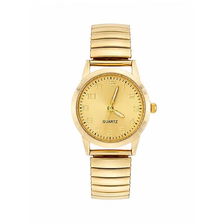 Relógio Feminino Dália Gold 28mm Fundo Dourado Premium Elegante Blogueira