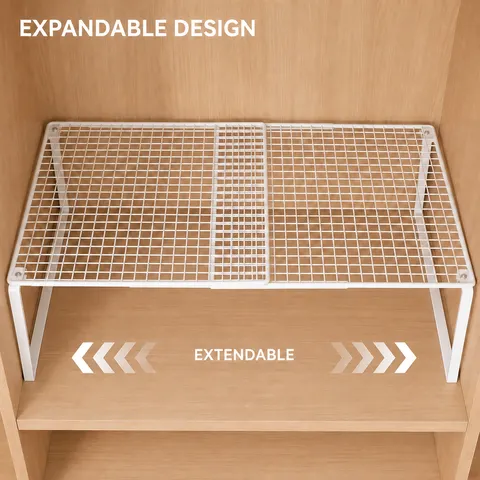 Prateleira telescópica empilhável para armário, placa divisora retrátil e expansível para guarda-roupa, divisória em camadas ajustável, organizador de armário