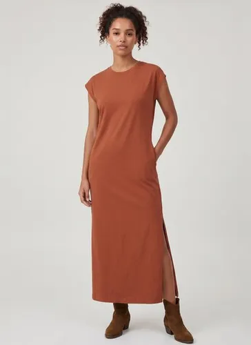 Vestido Longo Básico em Meia Malha (Marrom) Just Basic