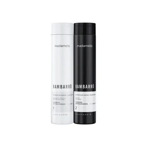 Kit Madamelis Bambarro Tratamento Capilar 2 x 300 ml