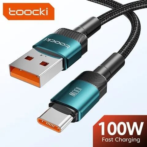 Toocki usb tipo c cabo de carregamento rápido usb c carregador para iphone 15 14 13 12 11 huawei p40 p30 realme oppo oneplus power bank