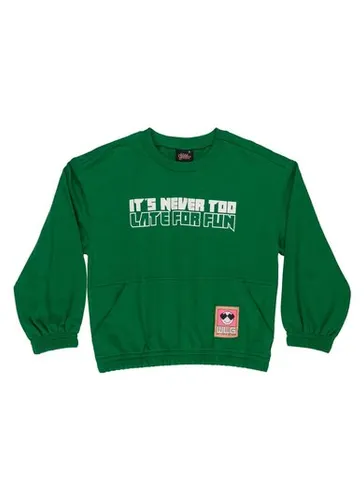 Blusão em Moletom Botonê Infantil (Verde) Gloss