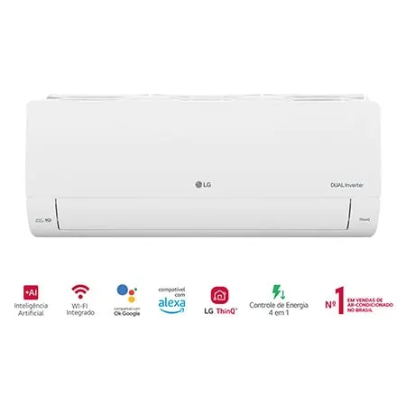 Ar-Condicionado Split LG Dual Inverter 9.000 BTUs S3-Q09AA31D - S3-Q09AA31D