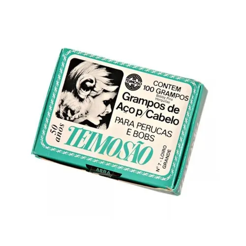 Grampos de Cabelo Teimoso Nº7 Loiro c/100un