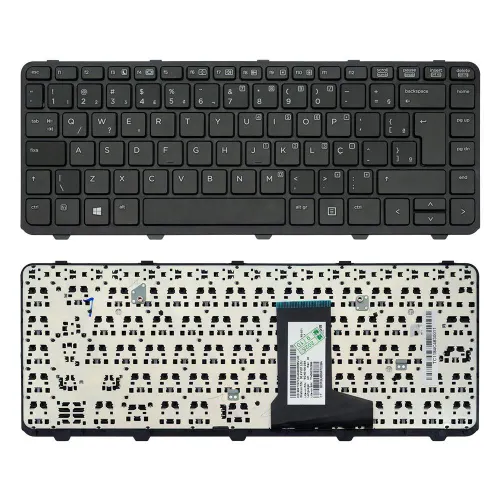 Teclado para Notebook Hp Probook 430 G1 ABNT2 Preto