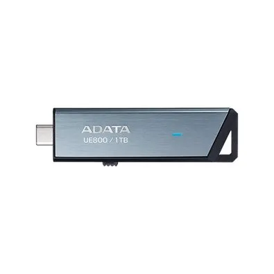 Pen Drive 1TB ADATA Elite UE800, USB 3.2 Gen 2, Leitura de até 1000MB/s, Retrátil, Cinza - AELI-UE800-1T-CSG