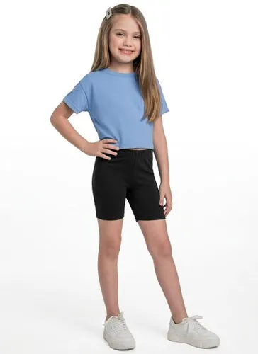 Bermuda Ciclista para Menina (Preto) Bee Loop