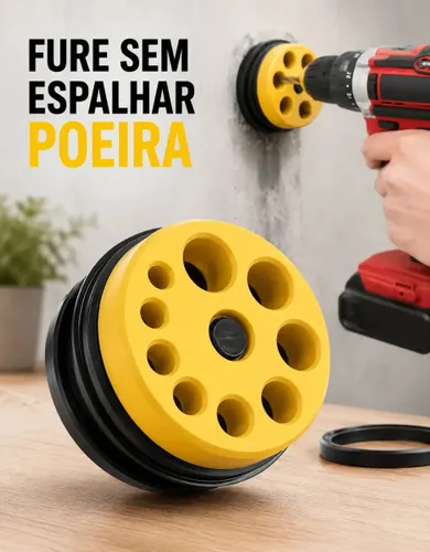 Coletor Guia de Pó Furadeira Parafusadeira 4 a 12mm Dor Block