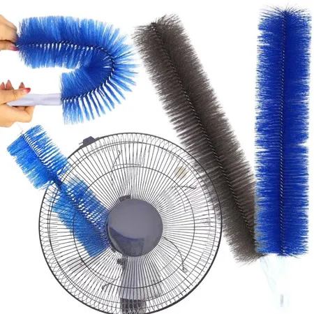 Escova Limpador de Ventilador Espanador de Pó Flexível para Limpar Ar Condicionado Janela Ajustável multiuso