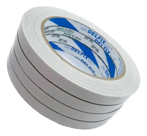 Fita Adesiva Dupla Face Delfix 9mm X 30 Metros - 2 Rolos