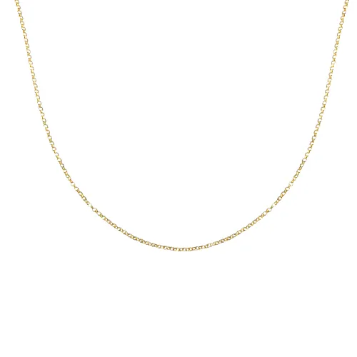 Corrente Mini Elos Portugueses 45 cm em Ouro 18k