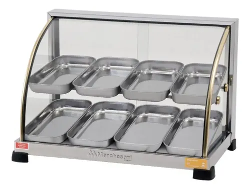Estufa para Salgados 8 Bandejas Dupla Marchesoni EF.2.282 cinza 55x37cm